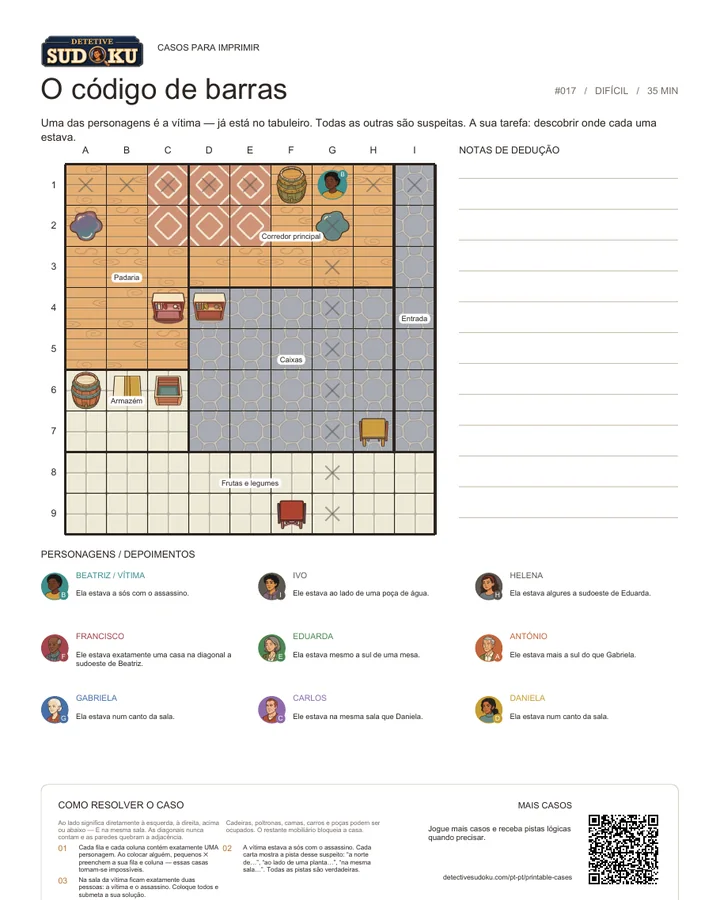 Pré-visualização: O código de barras