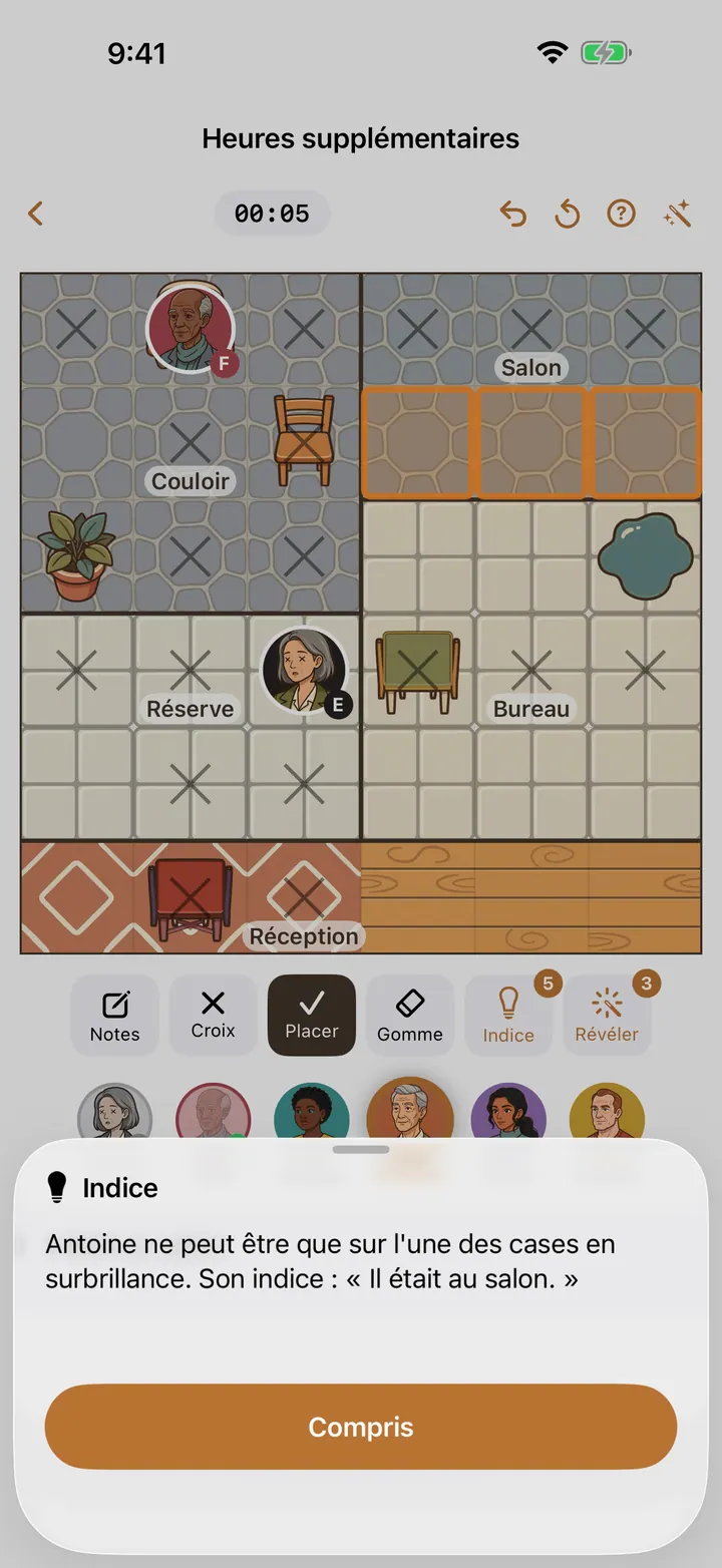 Aide expliquée dans Detective Sudoku